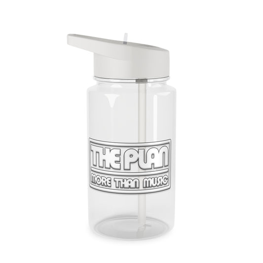 The Plan: More Than Music Logo - Tritan Water Bottle