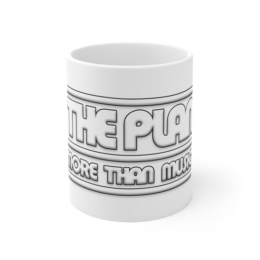 The Plan: More Than Music Logo - White Mug (11oz, 15oz)